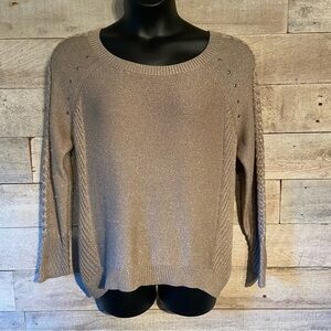 🛍️3/$30 Reitmans women's‎ gold sweater  in size X-Large Petites